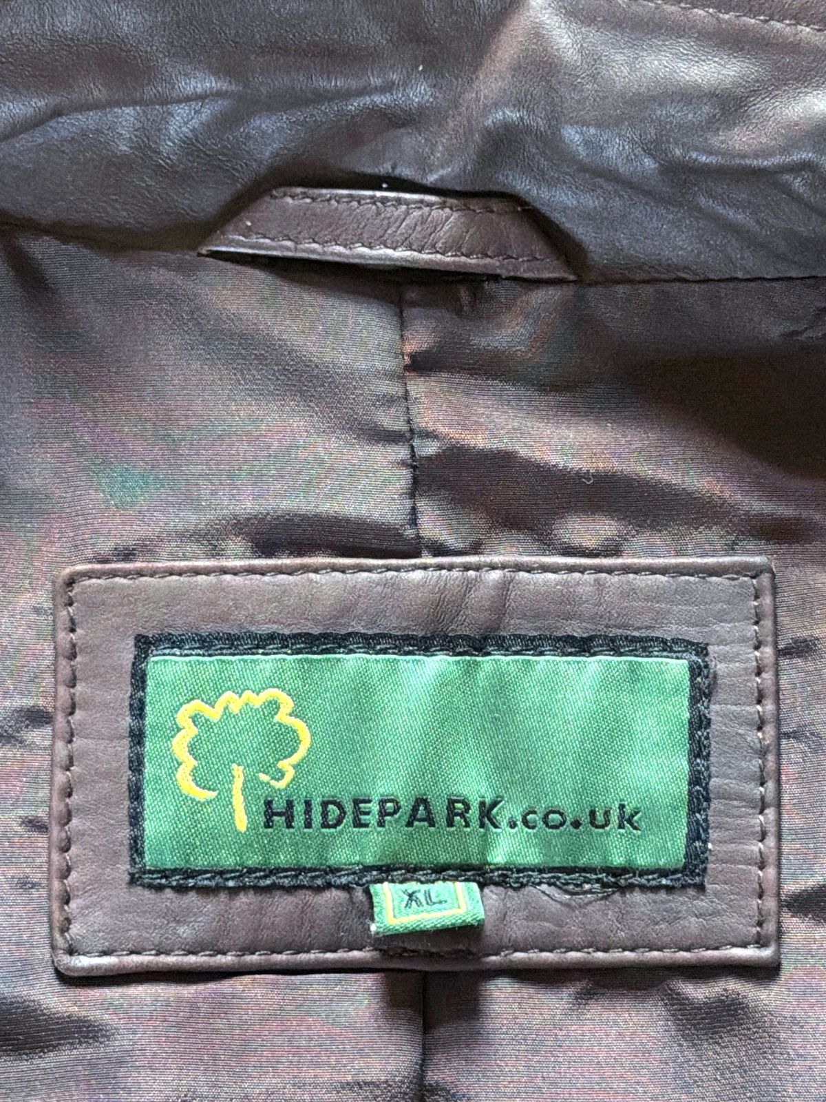 Women’s Hidepark Premium Leather Jacket with Zip Details In Brown - XLarge -