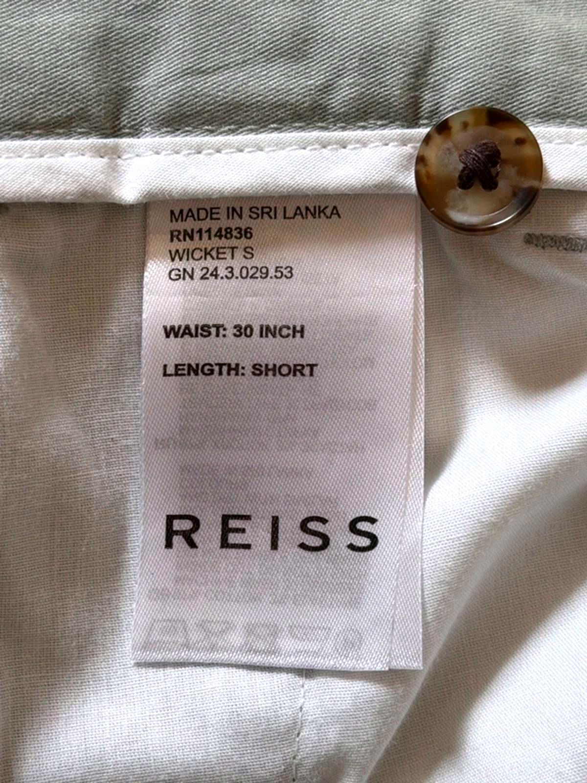 Women’s Reiss Premium Stretch Fit Classic Chino Shorts In Grey - W30 - 3255