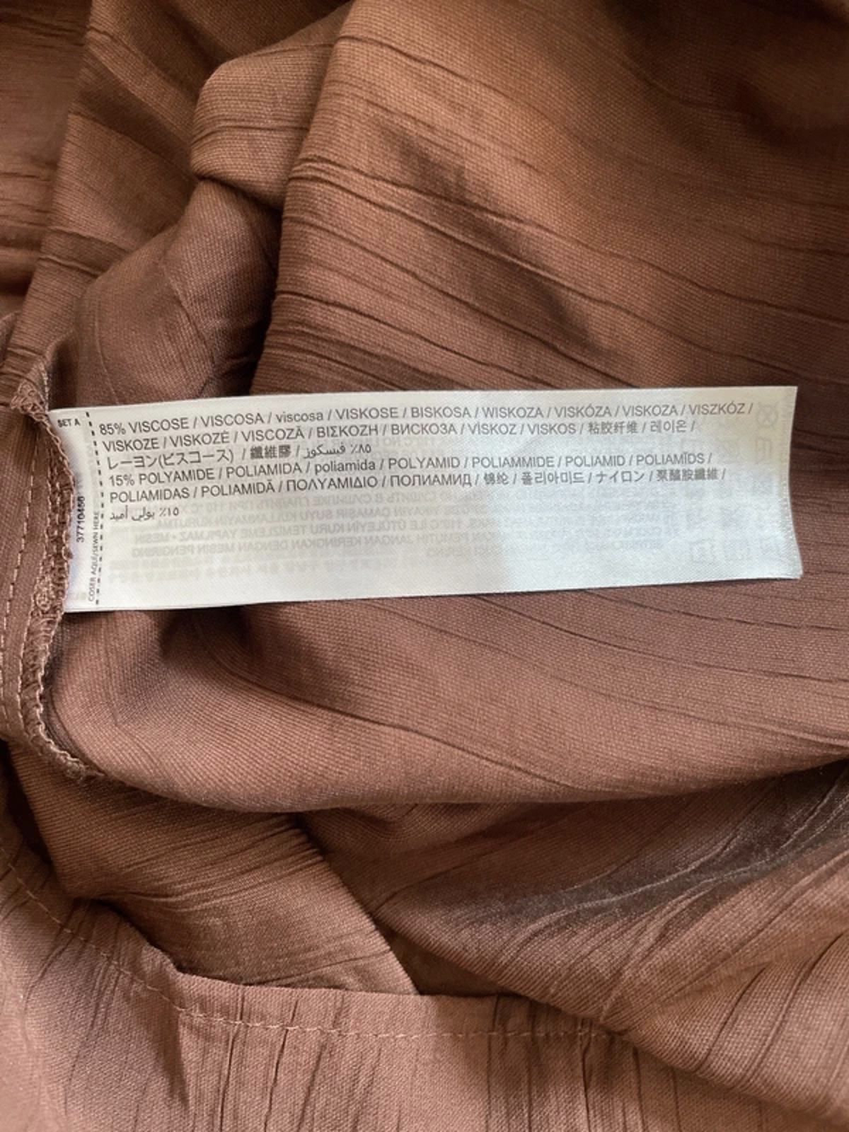 Women’s Mango Tied Front Detail A Line Dress In Brown - XSmall - 3069