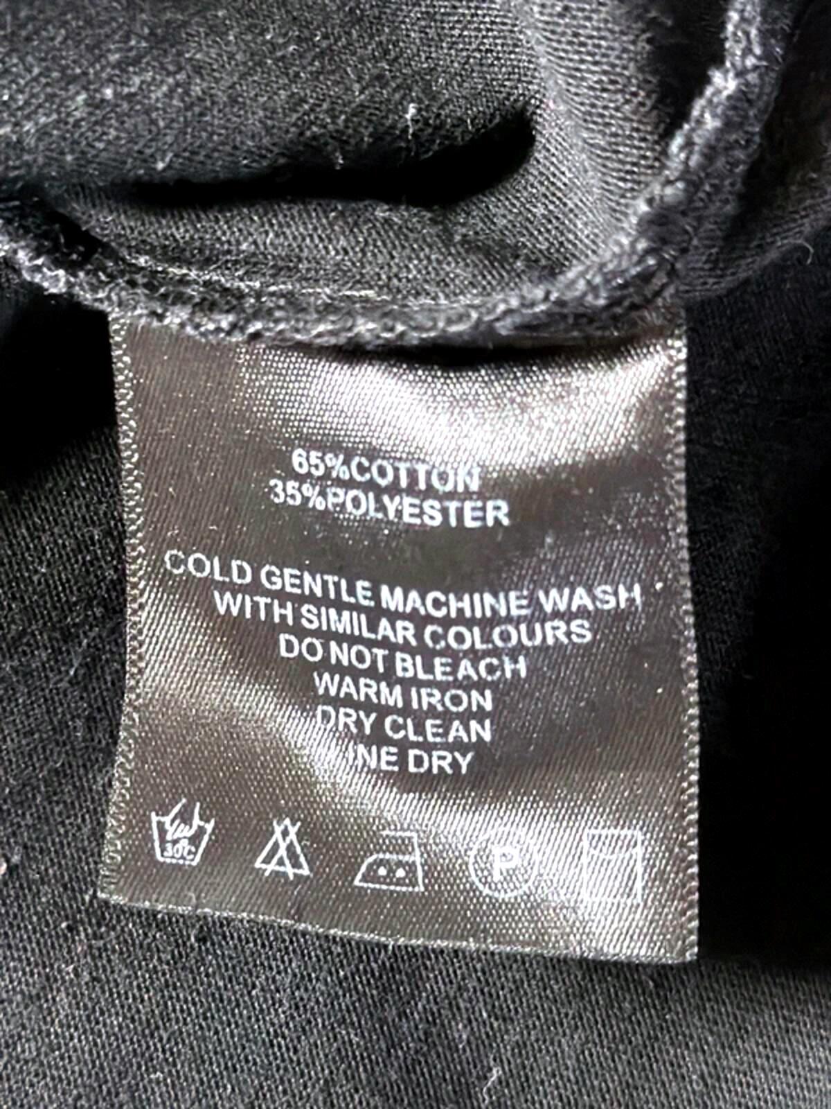 Men’s Maniere De Voir Printed Crew Neck T-shirt In Black - Medium - 3381