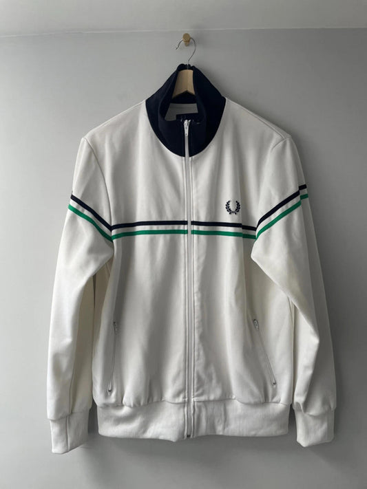Men’s Fred Perry Retro Track Jacket Top - Large - 1869