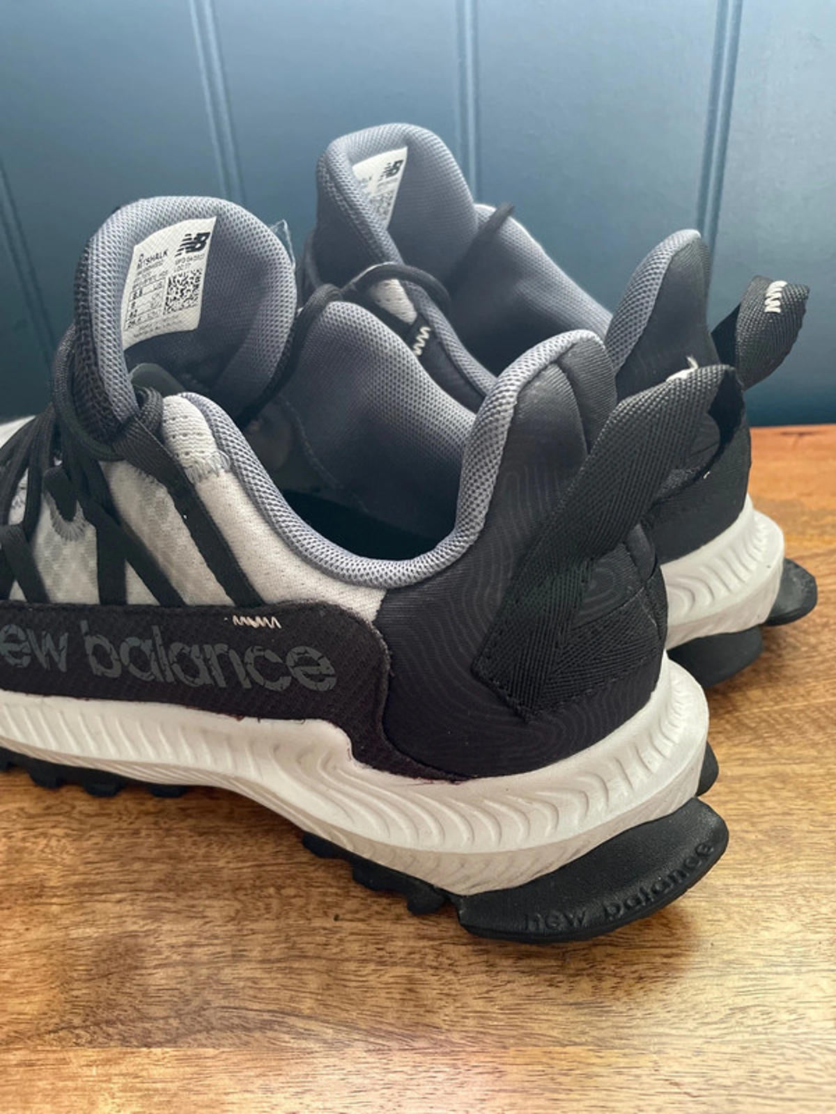 New Balance Shando Chunky Sole Trainers In Black/White - UK 8 - 1629