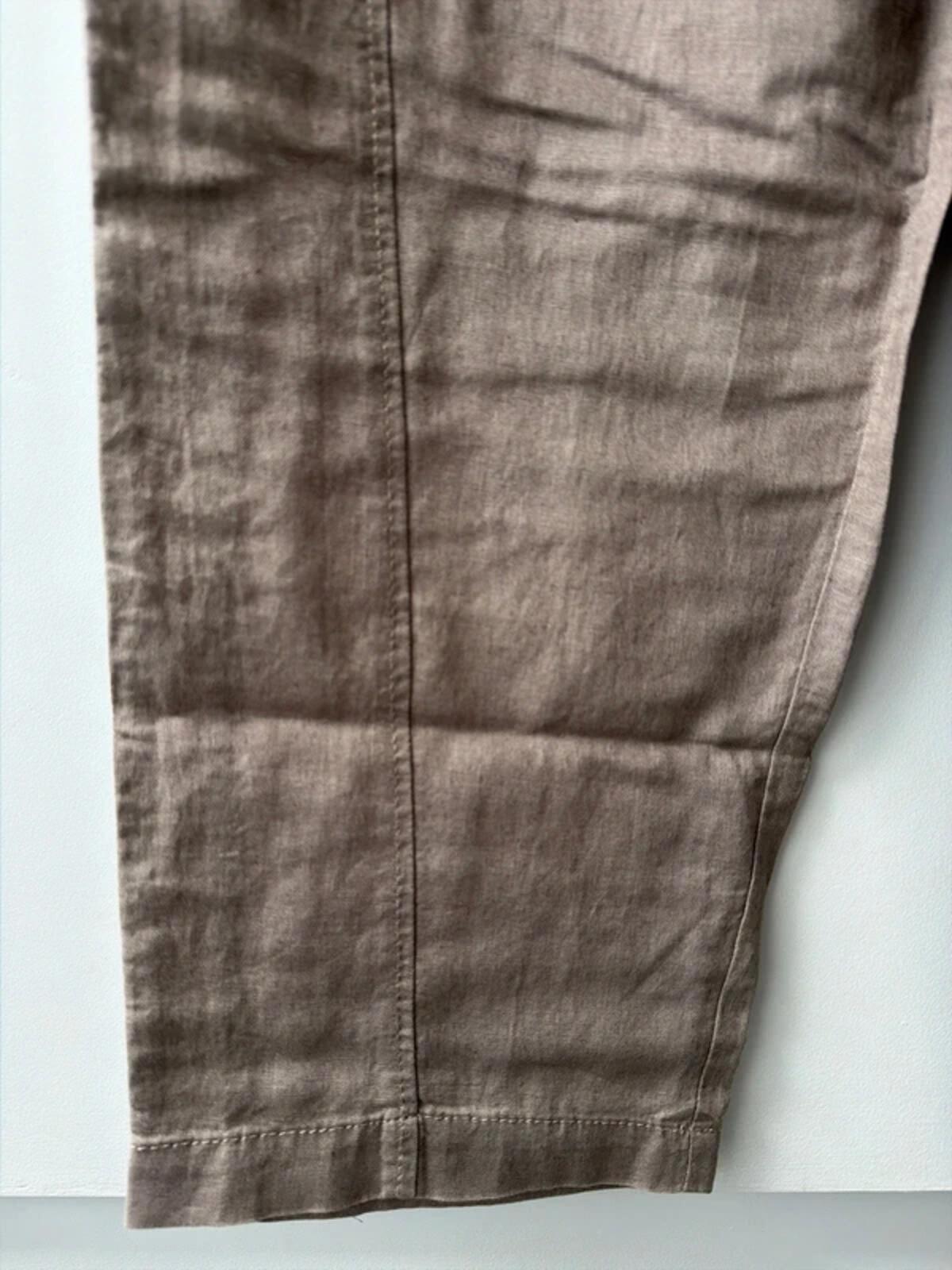Women’s & Other Stories linen tie front paperbag style trousers - Uk4 - 3368