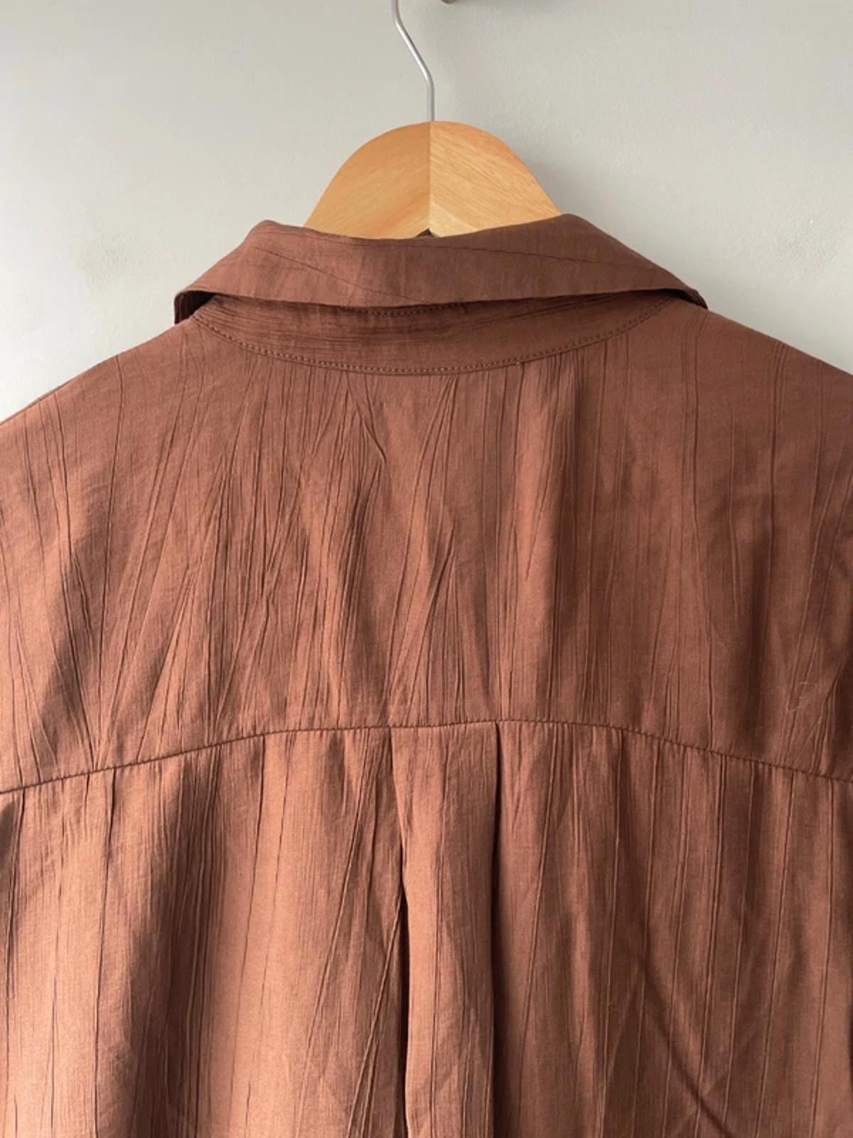 Women’s Mango Tied Bow A Line Dress in Brown - XSmall - 3069