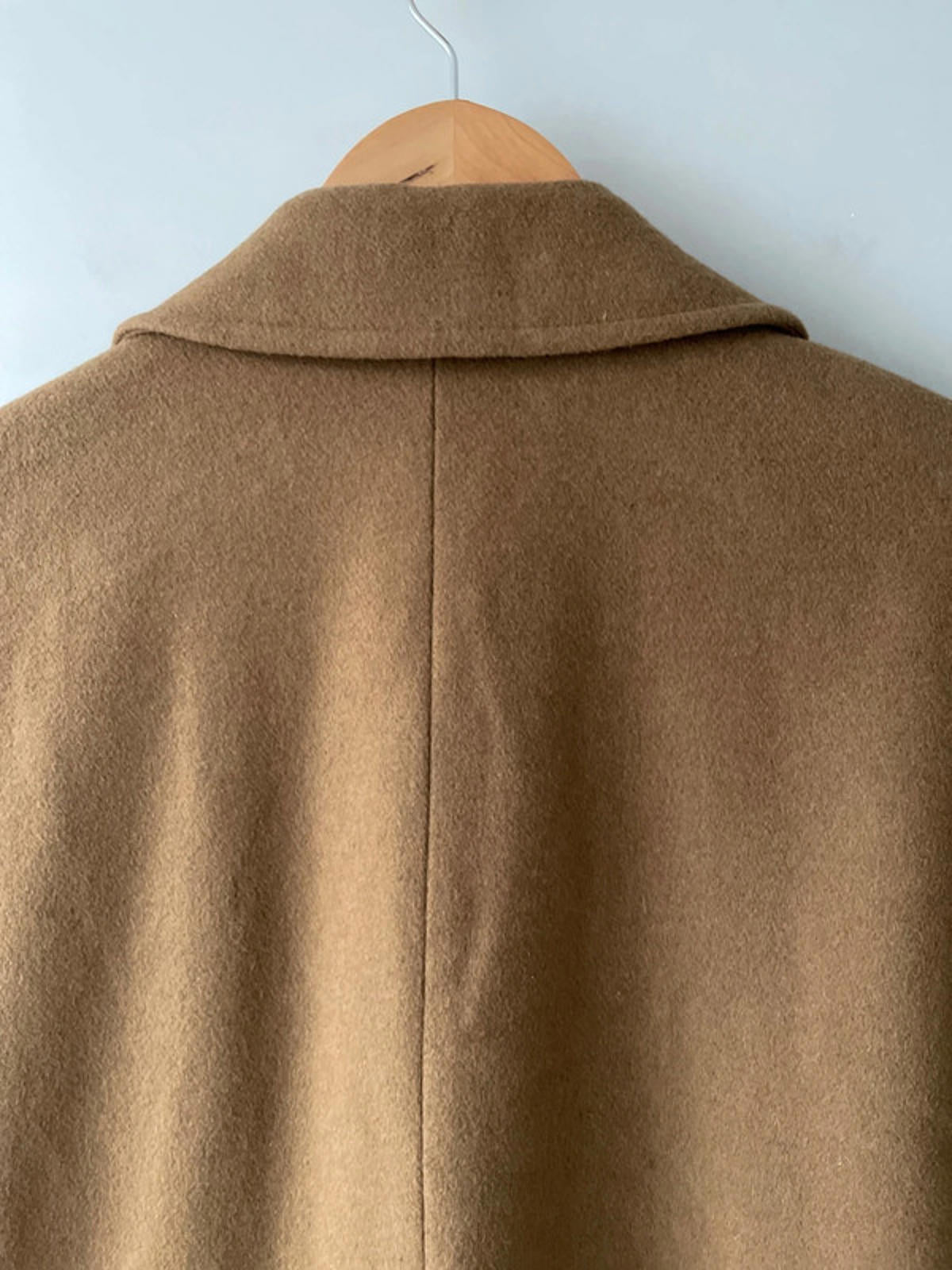 Men’s Werther Wool Cashmere blend Longline Coat In Camel - Large -2460