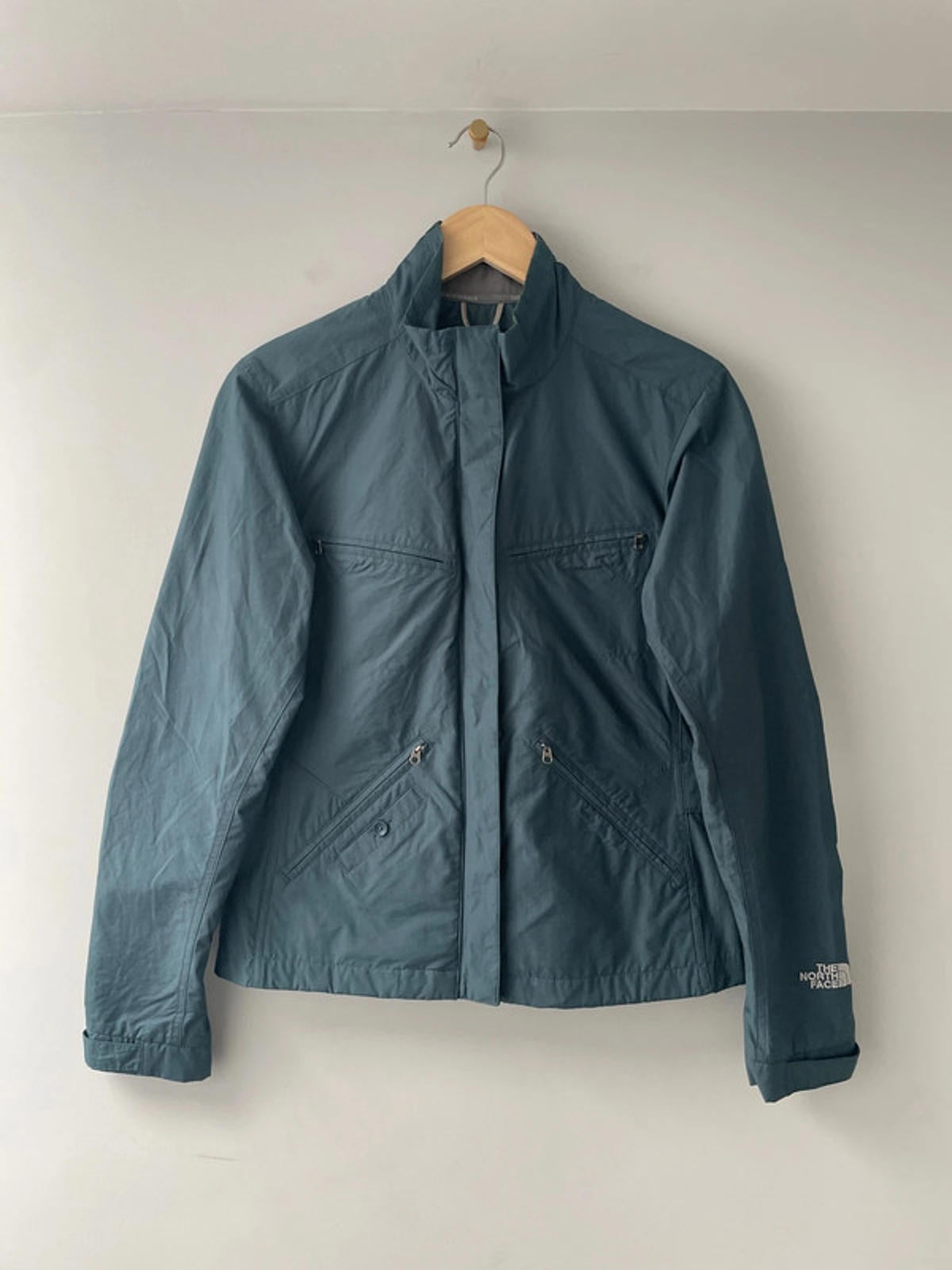 Women’s The North Face Premium Adventure Series Jacket Coat In Blue -Medium-2240
