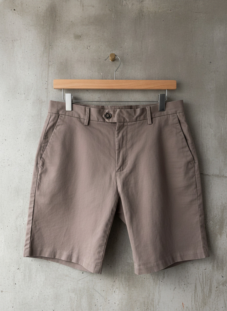 Women’s Reiss Premium Stretch fit Classic Chino Shorts in Beige - W30 - 3266