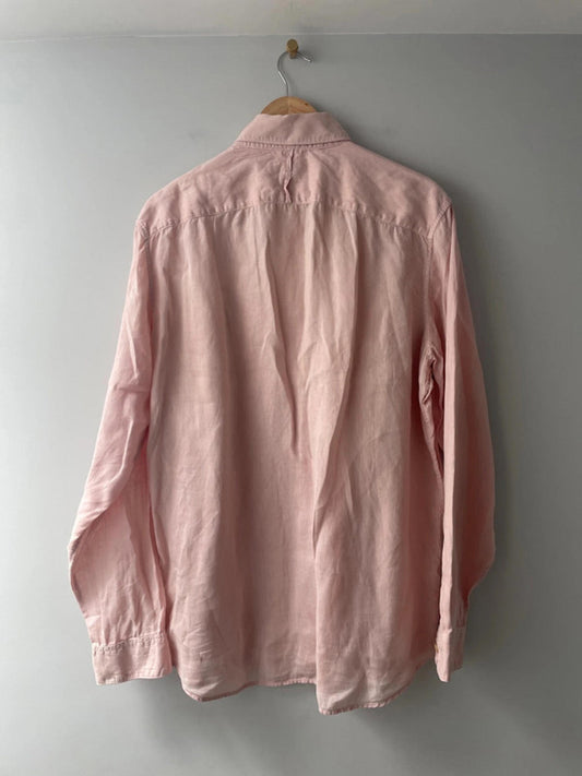 Men’s Banana Republic 100% Linen Long Sleeve Shirt - Large - 1916