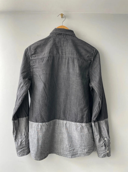 Men’s Carhartt Slim Fit Chambray Cut And Sew Shirt In Grey - Medium - 0957