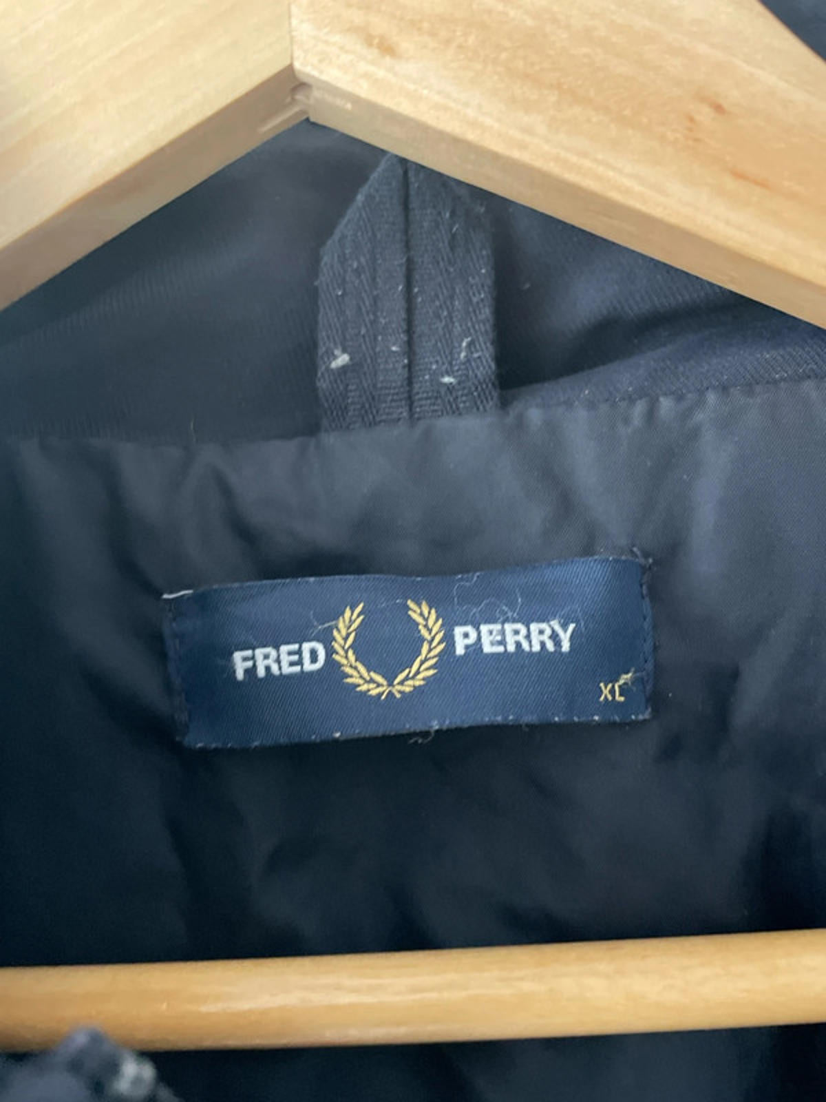 Men’s Fred Perry Harrington Jacket In Navy - XLarge - 2084