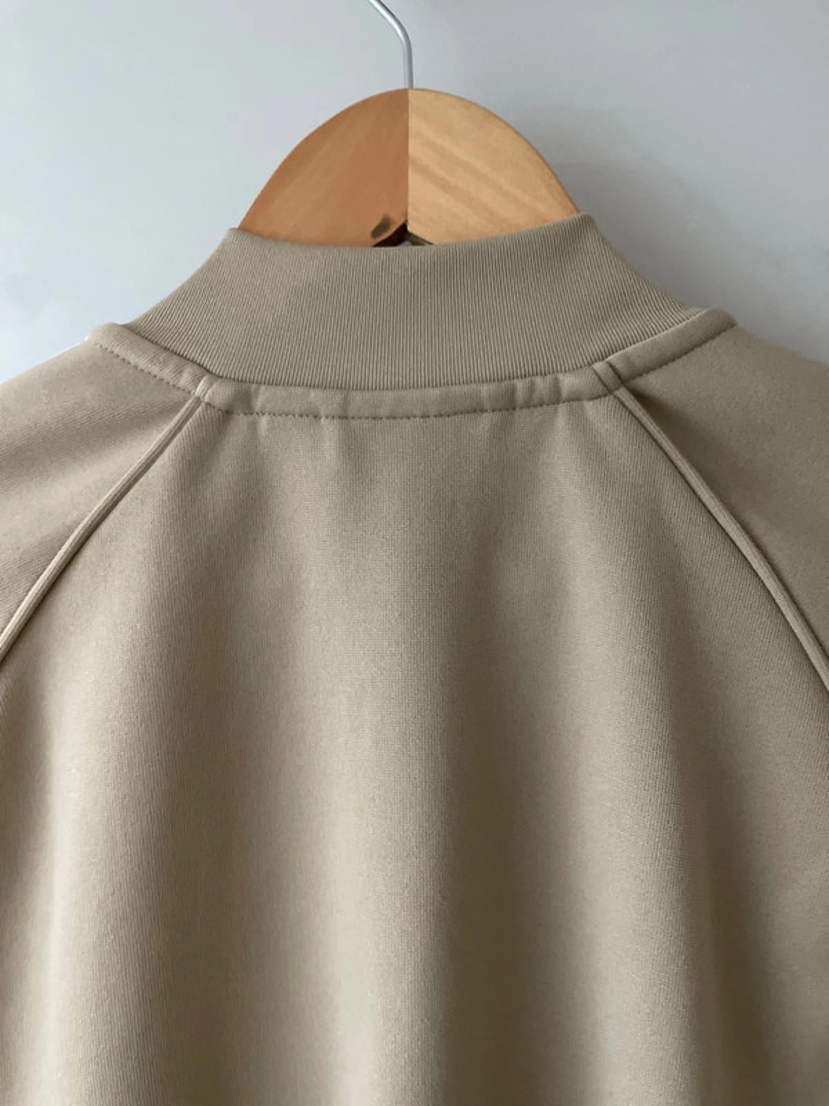 Women’s Adidas Track Jacket Full Zip In Beige - Medium - 2537