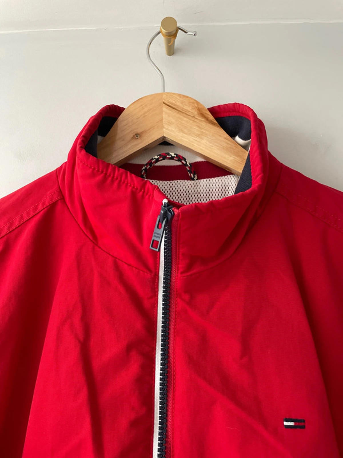 Men’s Tommy Hilfiger Classic Harrington Jacket in Red - Small - 2287