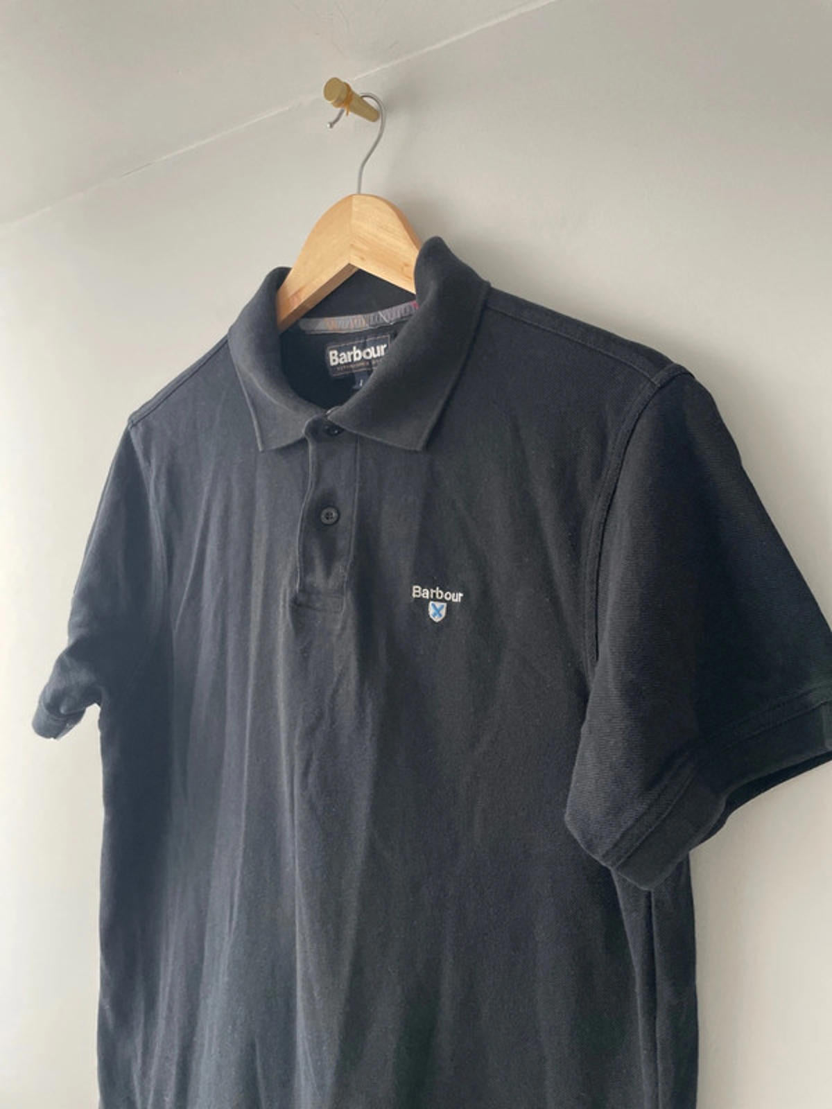 Men’s Barbour Classic Polo in Black - Large -2083