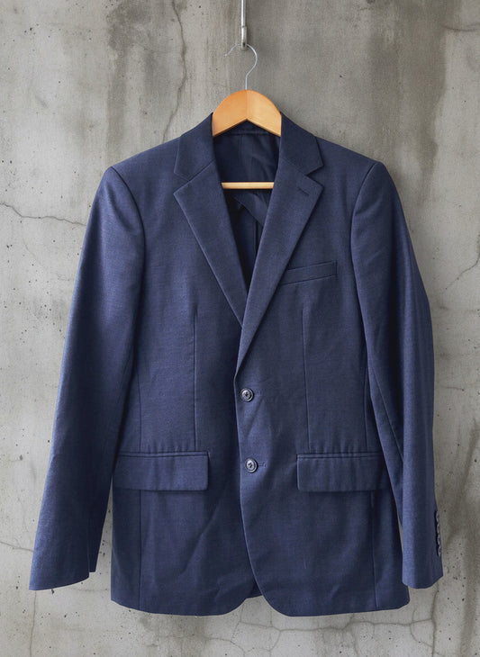 Men’s Reiss Double Button Wool Blend Blazer Jacket In Navy - Small - 0660