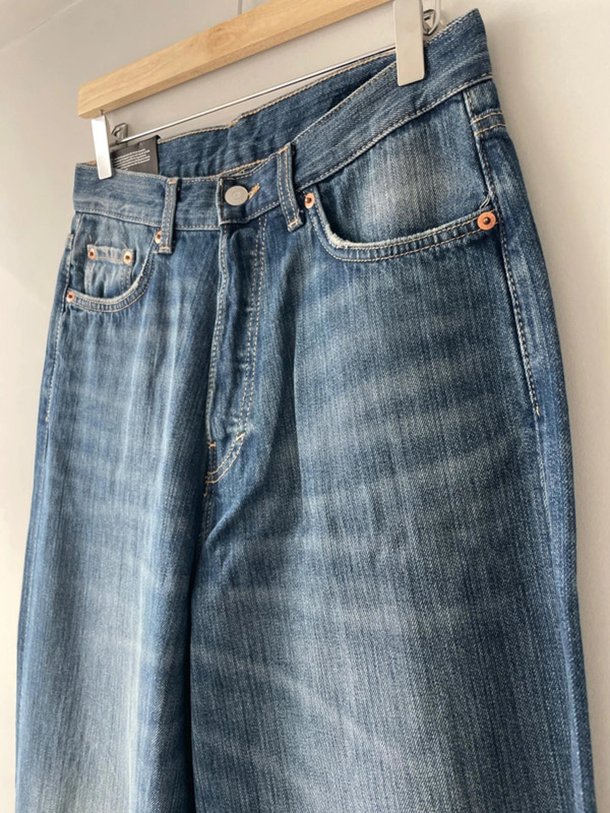 Women’s Weekday Astro Loose Baggy Fit Jeans in Blue - W26/L34 - 2487