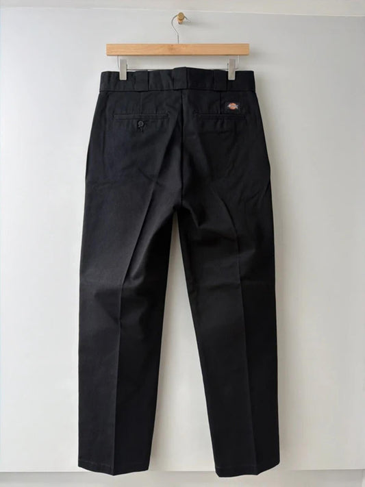 Women’s Dickies Elizaville Straight Leg Chino Trouser In Black - W28/L29 - 3376