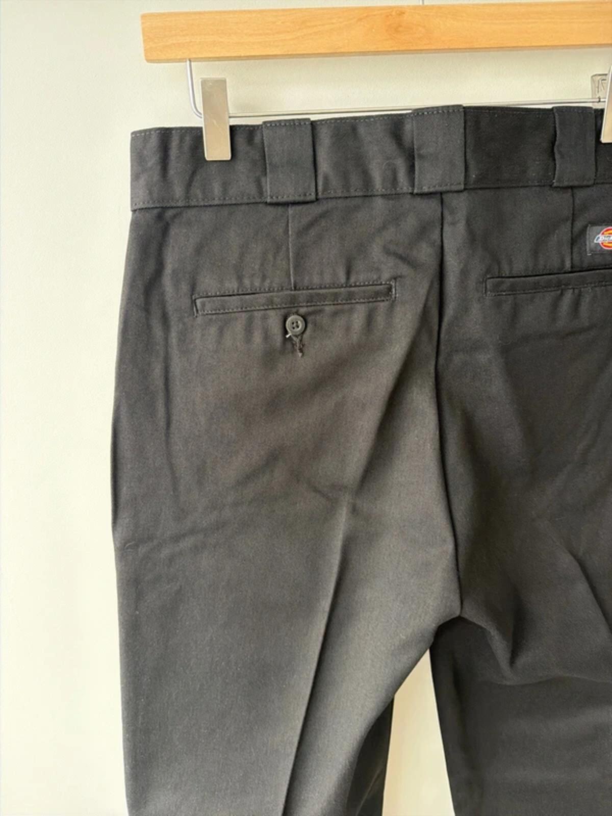 Women’s Dickies Elizaville Straight Leg Chino Trouser In Black - W28/L29 - 3376