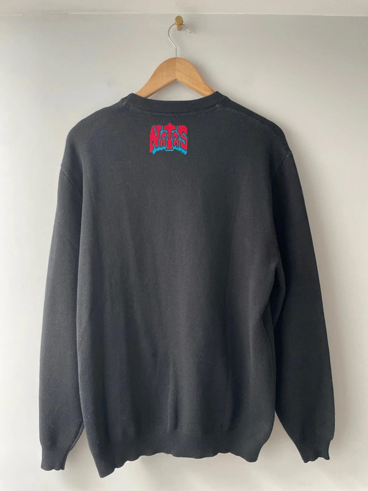 Men’s Santa Cruz Natas SC Panther Knit Crew Neck Sweatshirt - Medium - 2028
