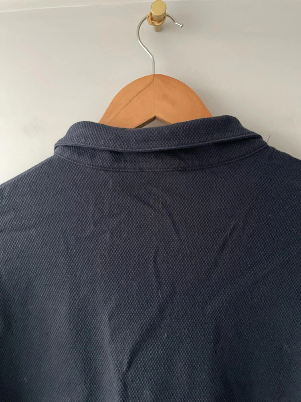 Men’s Reiss Short Sleeve Slim Fit Knitted Polo Top In Navy - XL - 2746