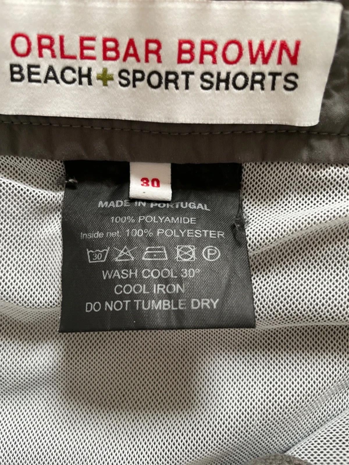 Men’s Orlebar Brown Classic Style Dane Swim Shorts in Grey - W30/L10 - 3118