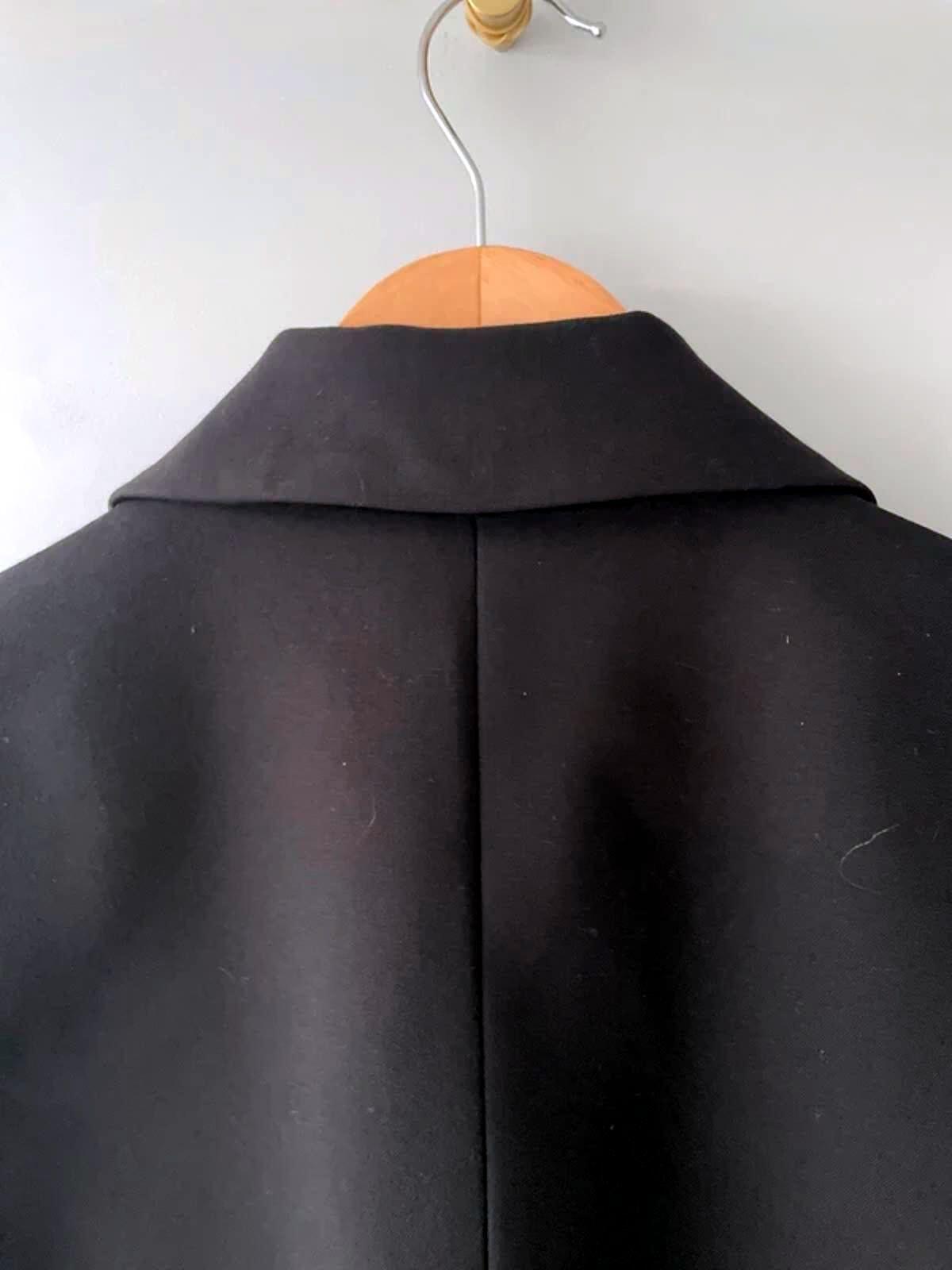 Women’s Weekday Double Breasted Blazer Jacket in Black - Small - 2983