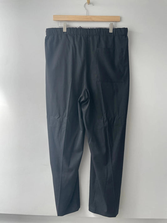 Men’s Topman Smart Wide Leg Trousers In Black - W34/L29 - 1810