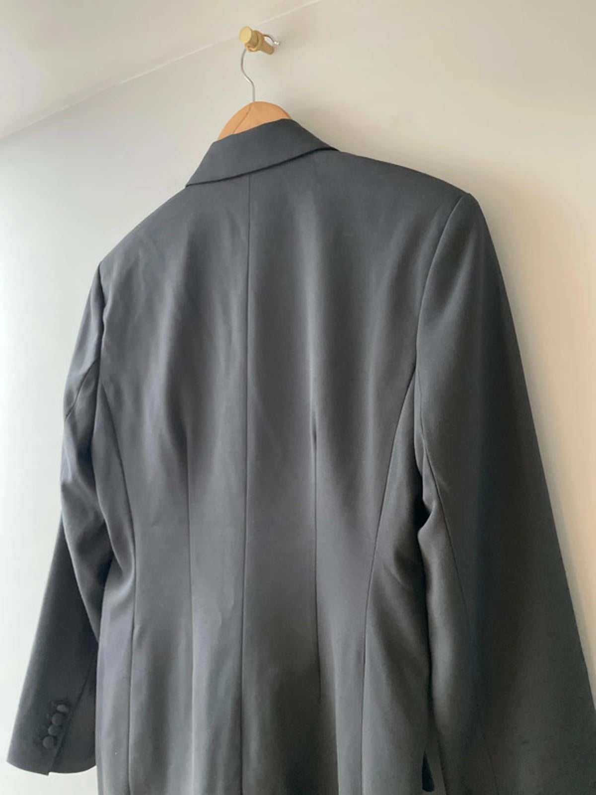 Women’s Aware Tailored Single Button Blazer In Dark Grey - UK10 - 2781