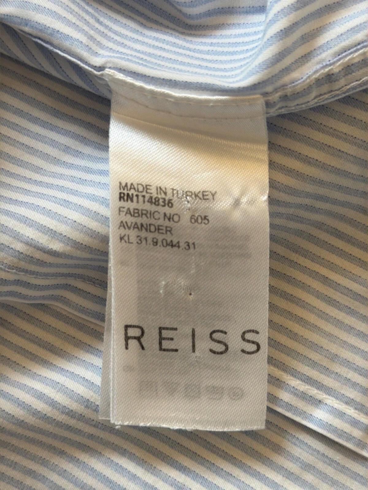 Men’s Reiss Long Sleeve Stripped Shirt - Large - 3398