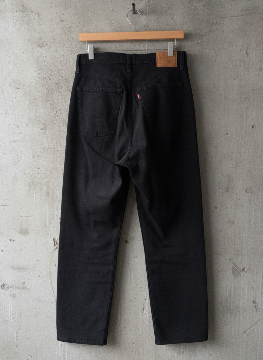 Women’s Levi’s High Waisted Ribcage Straight Fit Jeans In Black- W29/L29’- 3741