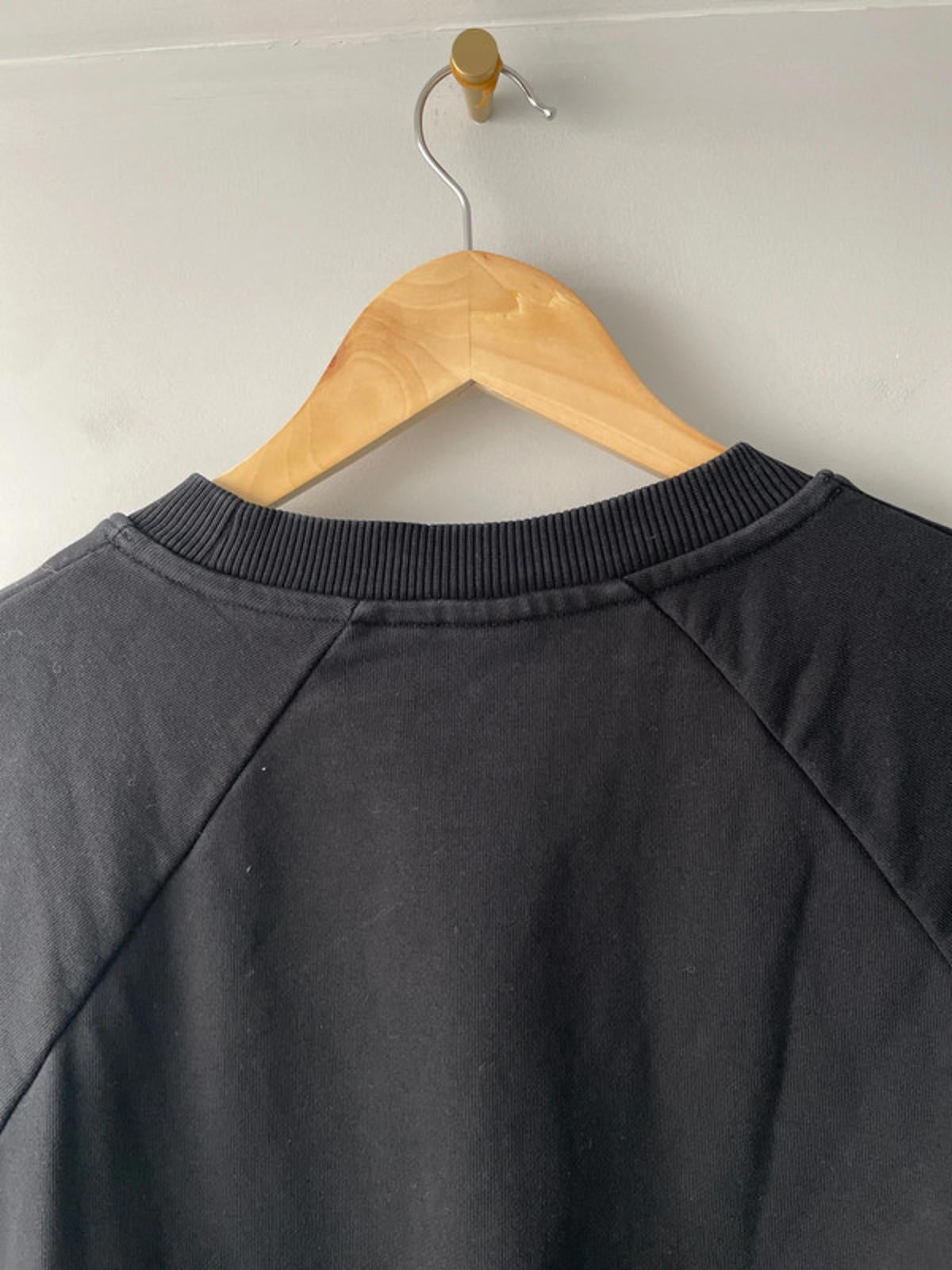 Women’s Vans Oversized Fit Crew Neck Long Sleeve jumper Sweatshirt In Black - Small - 2230