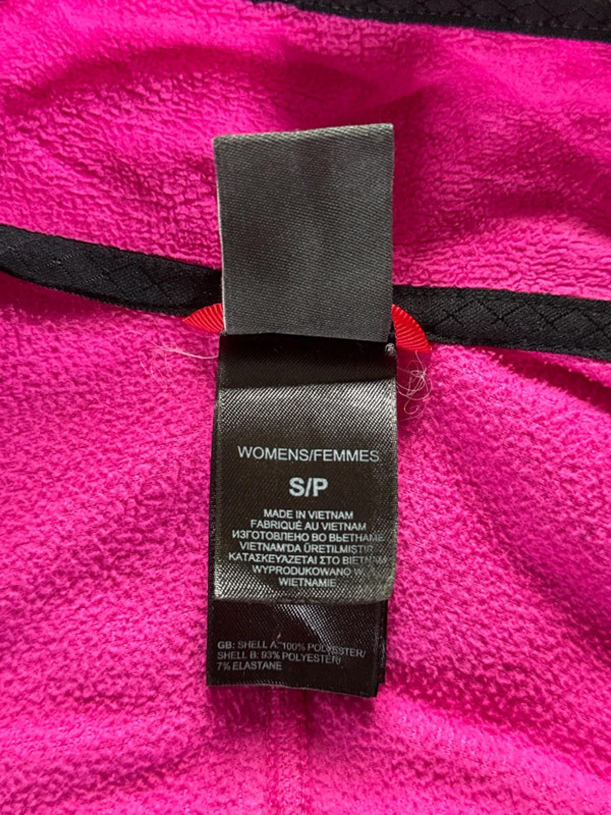 Women’s The North Face Polartec Zip Through Fleece Top - Small - 0733