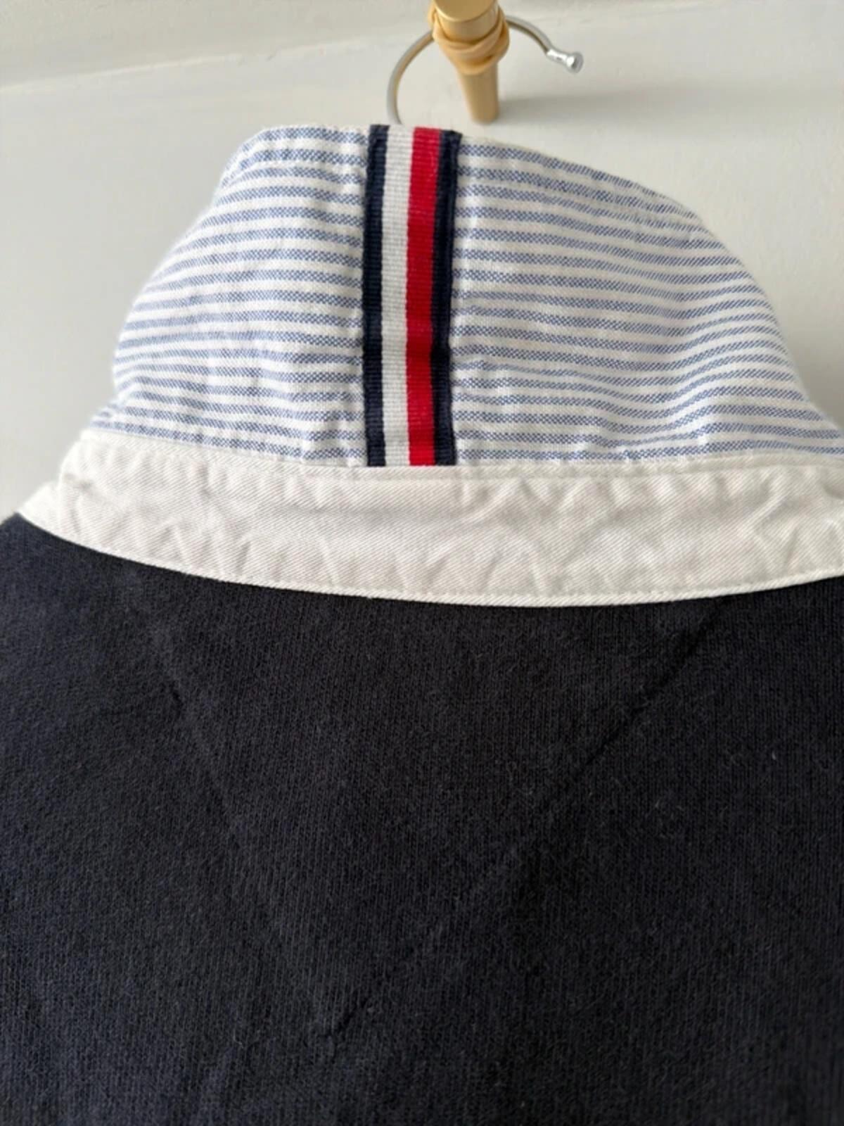 Men’s Tommy Hilfiger Classic Rugby Polo Top In Navy - Large - 3360