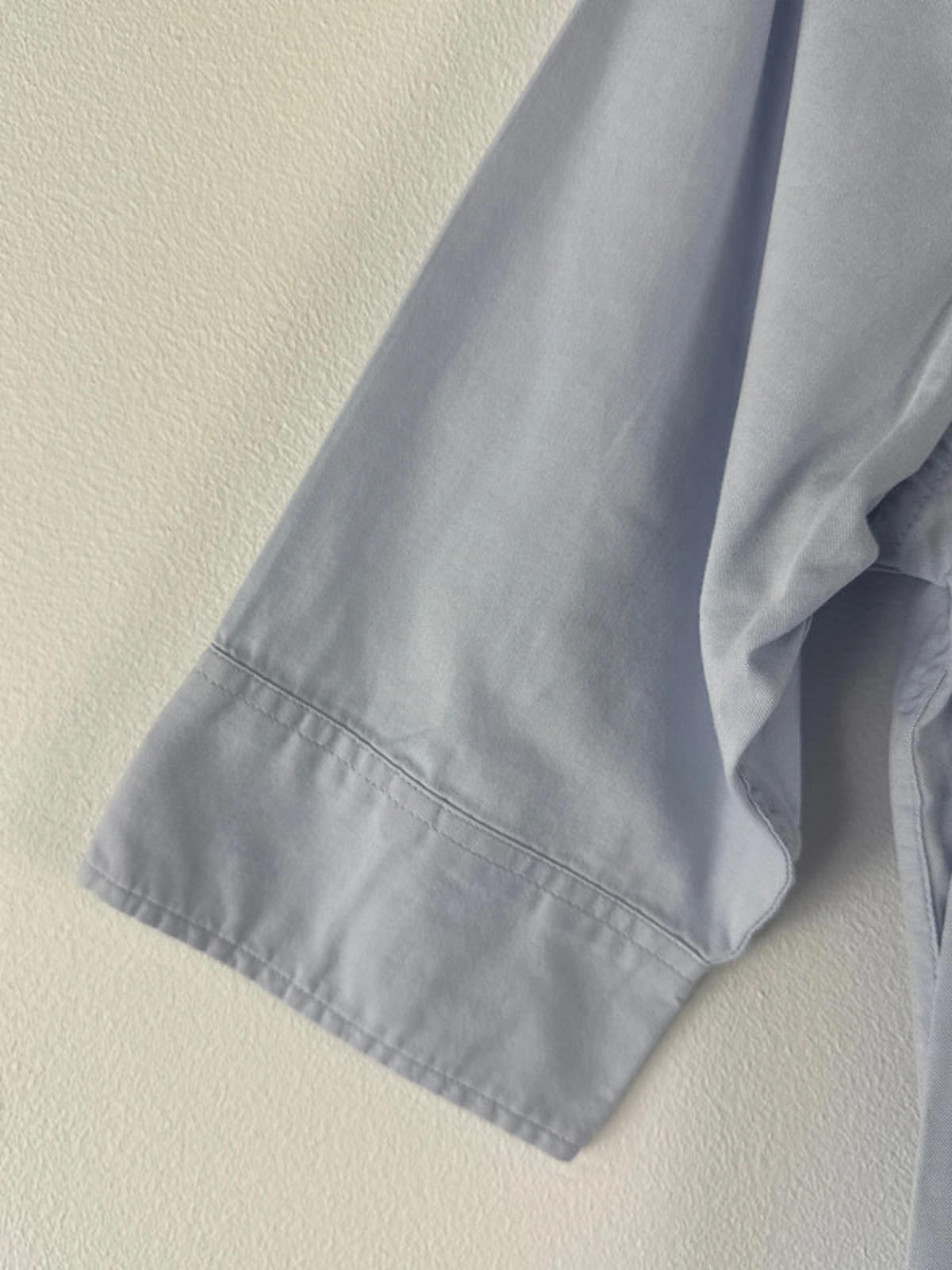 Men’s Allsaints Short Sleeve Chambray Shirt In Blue - XSmall -1341