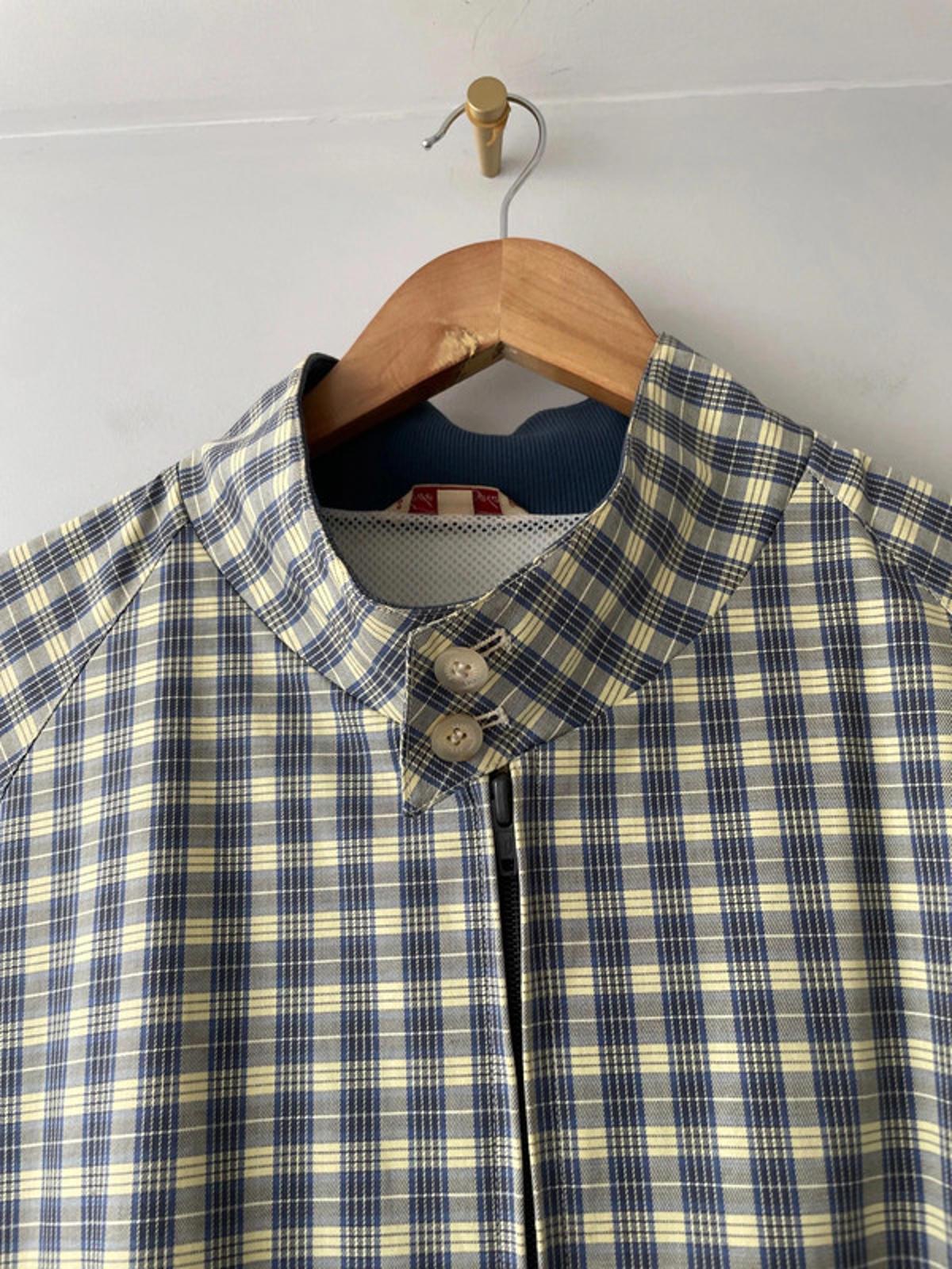 Mens Baracuta G9 Limited Edition Rare Harrington Checked Jacket - Large - 2126