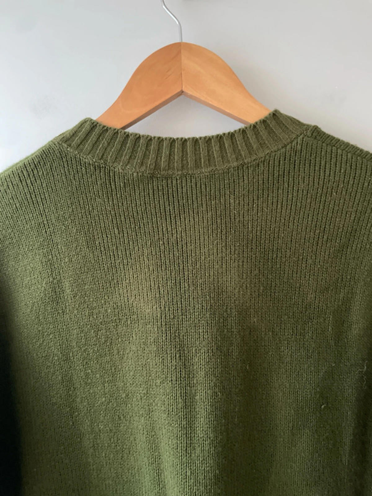 Men's Art Fashion Vintage Crew Neck Knitted Sweater Made In USA - Medium - 2778