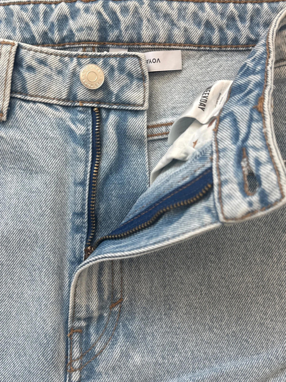 Women’s Weekday Voyage High Waisted Straight Fit Jeans - W27 / L30 - 1317