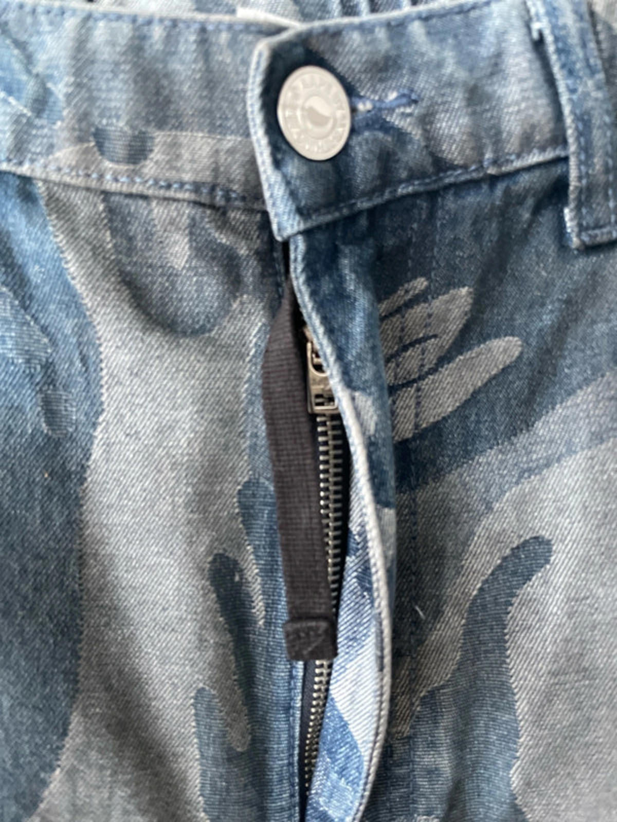 Men’s AAPE By A Bathing Ape Washed Loose Fit Jeans In Blue - W34/L30 - 2551