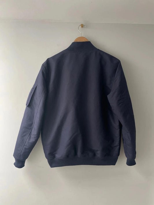 Men’s Levi’s Bomber Jacket With Fleece Lining In Navy - Medium- 2375