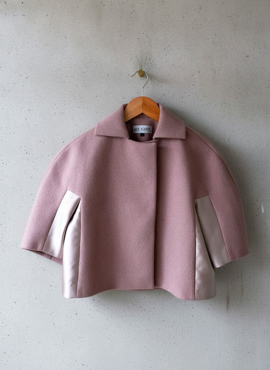 Women’s Dice Kayek Cropped Short Sleeve Jacket Top In Pink - UK8 - 3549