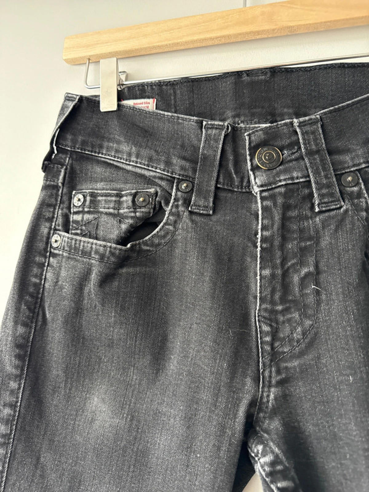 Women’s True Religion Geno Slim Fit Jeans With Washed Finish - W29/L29 - 0873
