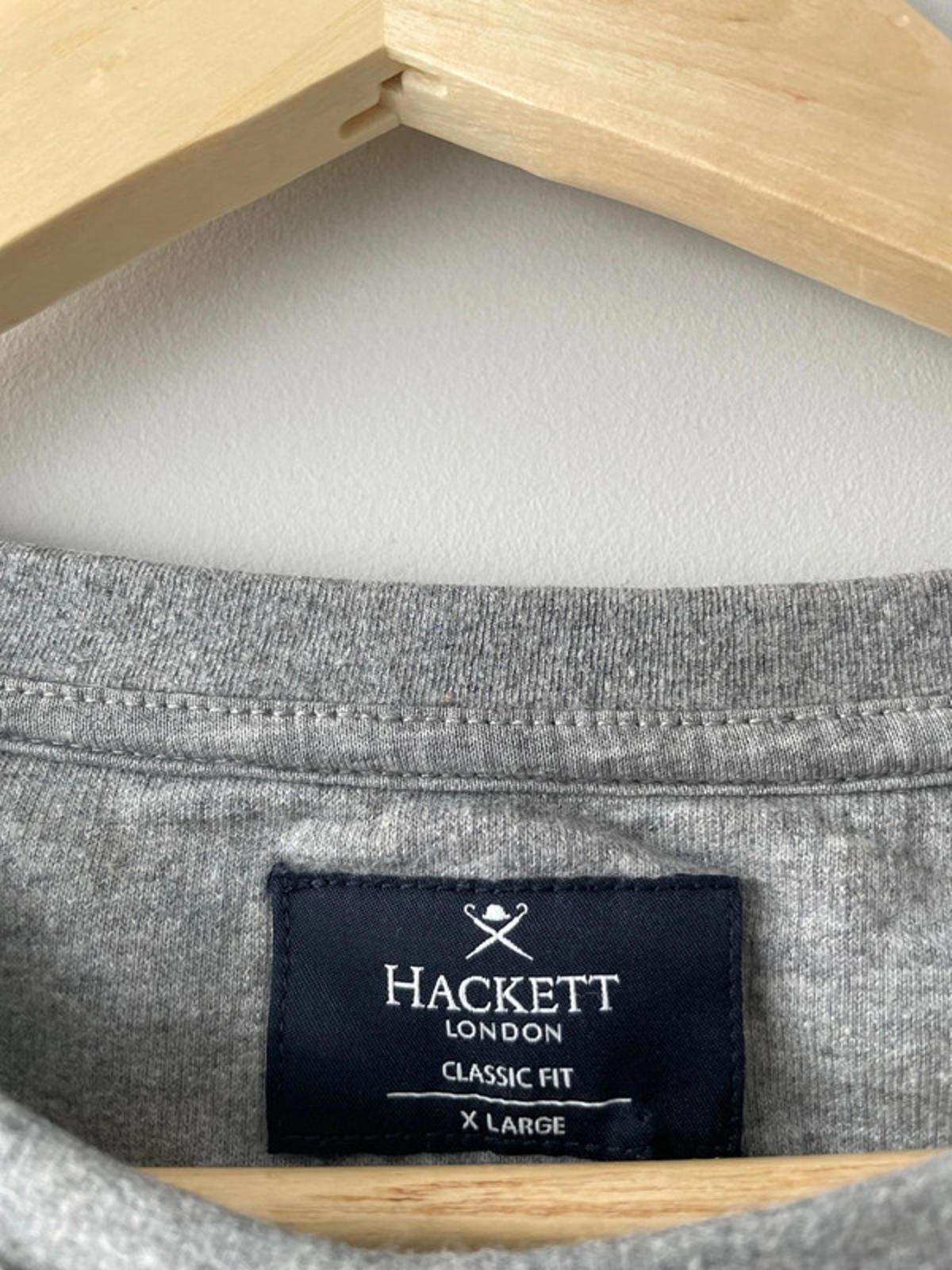 Mens Hackett London Classic Crew Neck Sweatshirt Jumper In Grey - XLarge- 2105