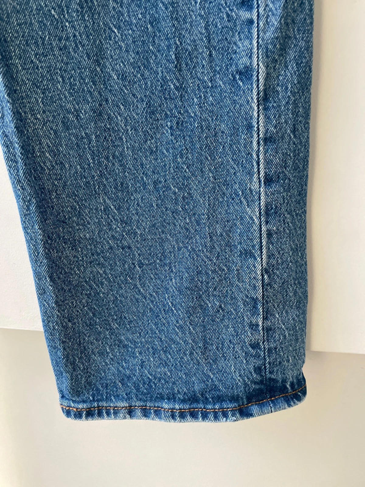 Women’s Levi’s High Waisted Ribcage Straight Fit Jeans In Navy - W24/L34 - 2561