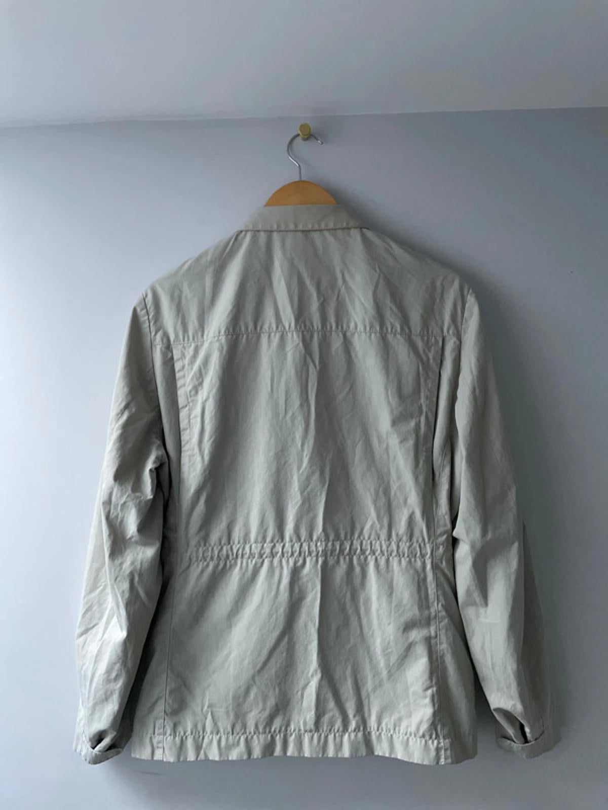 Women’s Reiss Premium Zip Through Jacket Coat In Cream- Medium
