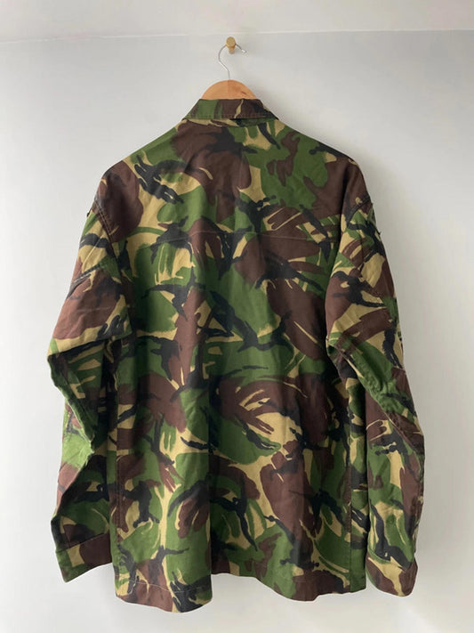 Men’s Camouflage Royal Marines Commandoes Camo Military Shirt In Khaki  - Medium - 2323