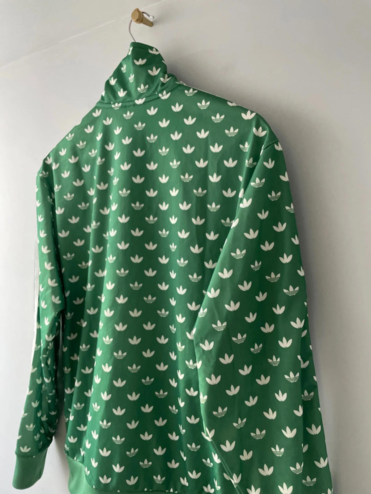 Women’s Adidas Monogram Firebird Track Jacket In Green - Medium -2573