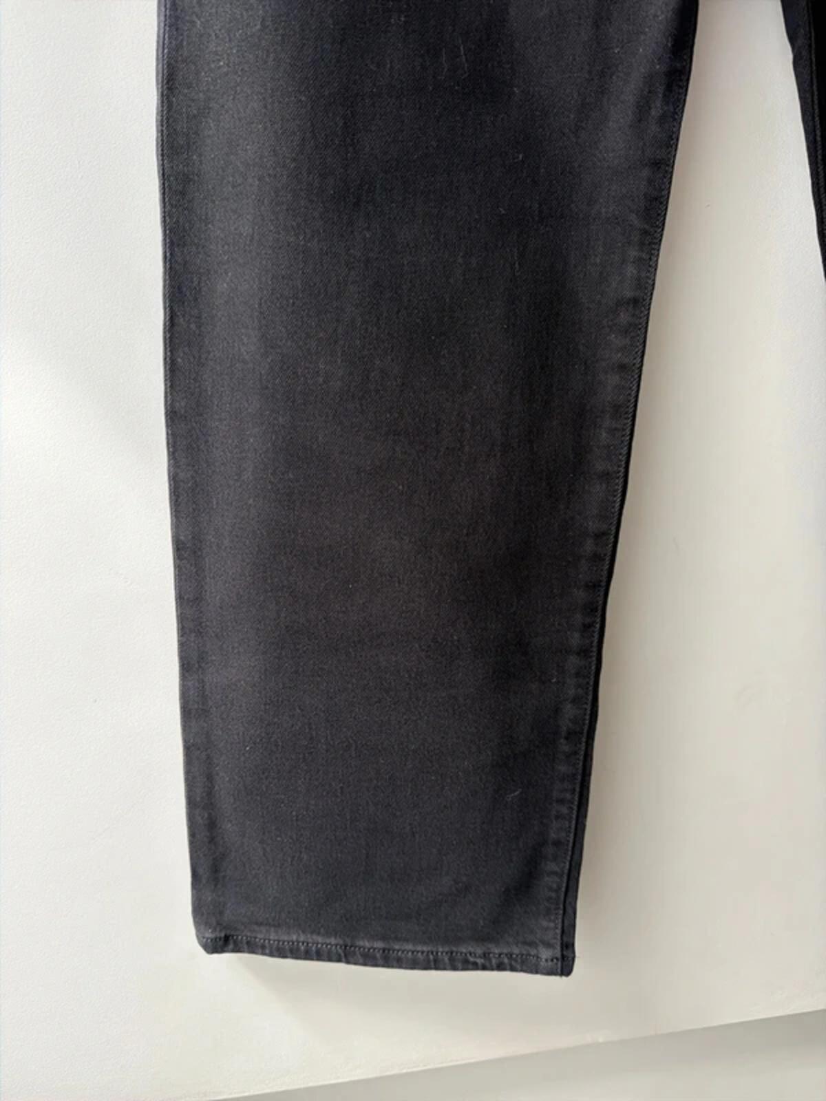 Women’s Levi’s High Waisted Ribcage Straight Fit Jeans In Black - W28/L27 - 3311