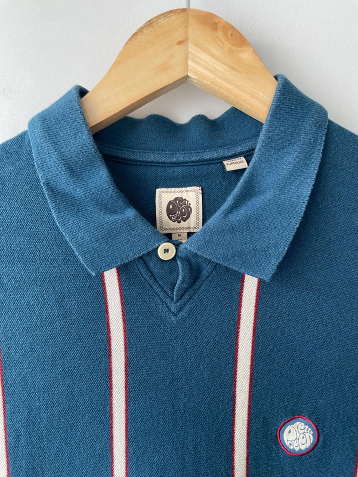 Men’s Pretty Green Slim Fit Stripped Polo Top - Medium - 1723