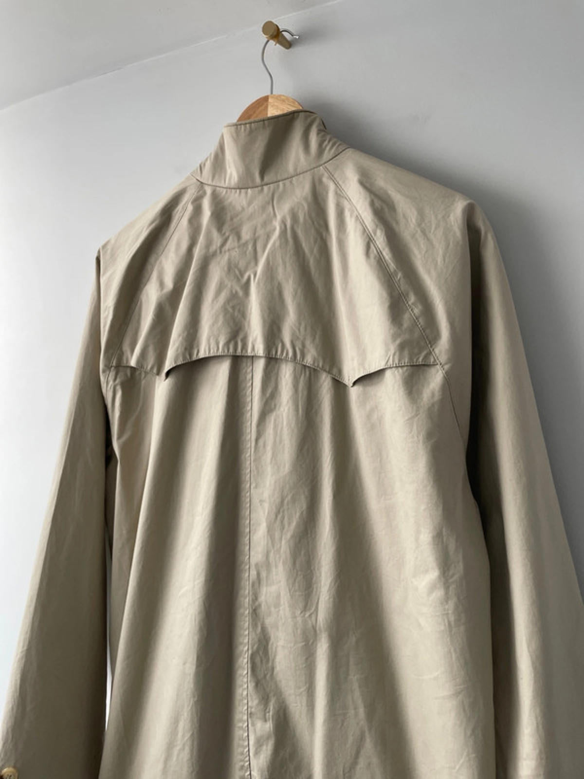 Men’s Ben Sherman Classic Mac Coat Jacket In Beige - XLarge - 2236