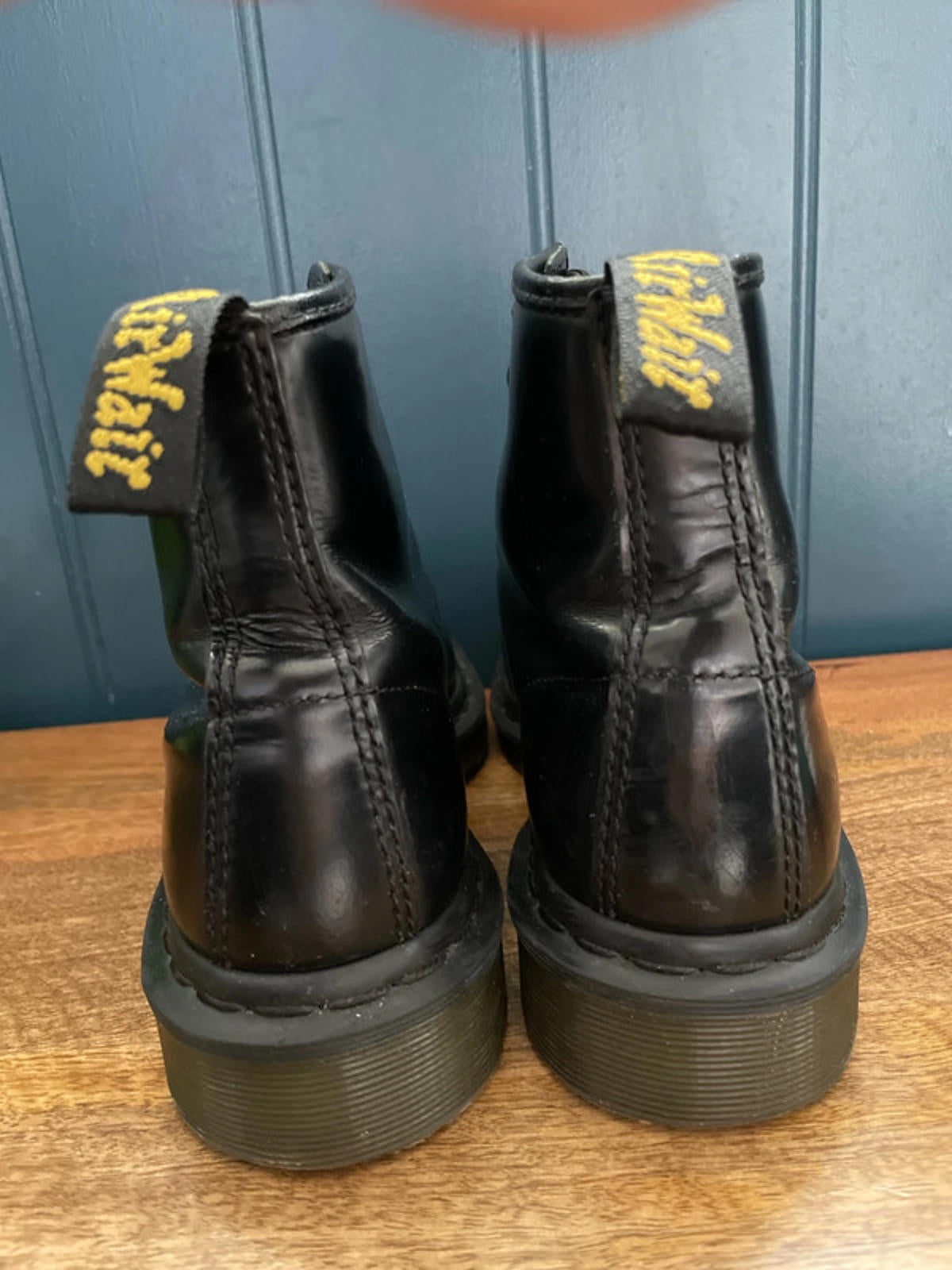 Women’s Dr Martens 101 Premium Leather Lace Up Boots In Black - UK4 - 2160