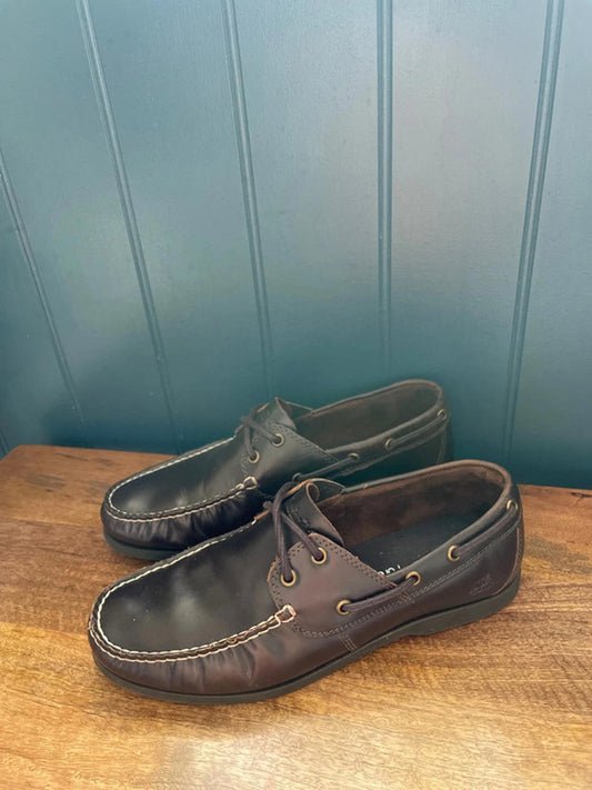 Men’s Timberland Premium Leather Classic Boat Shoes In Brown - UK8 - 1919